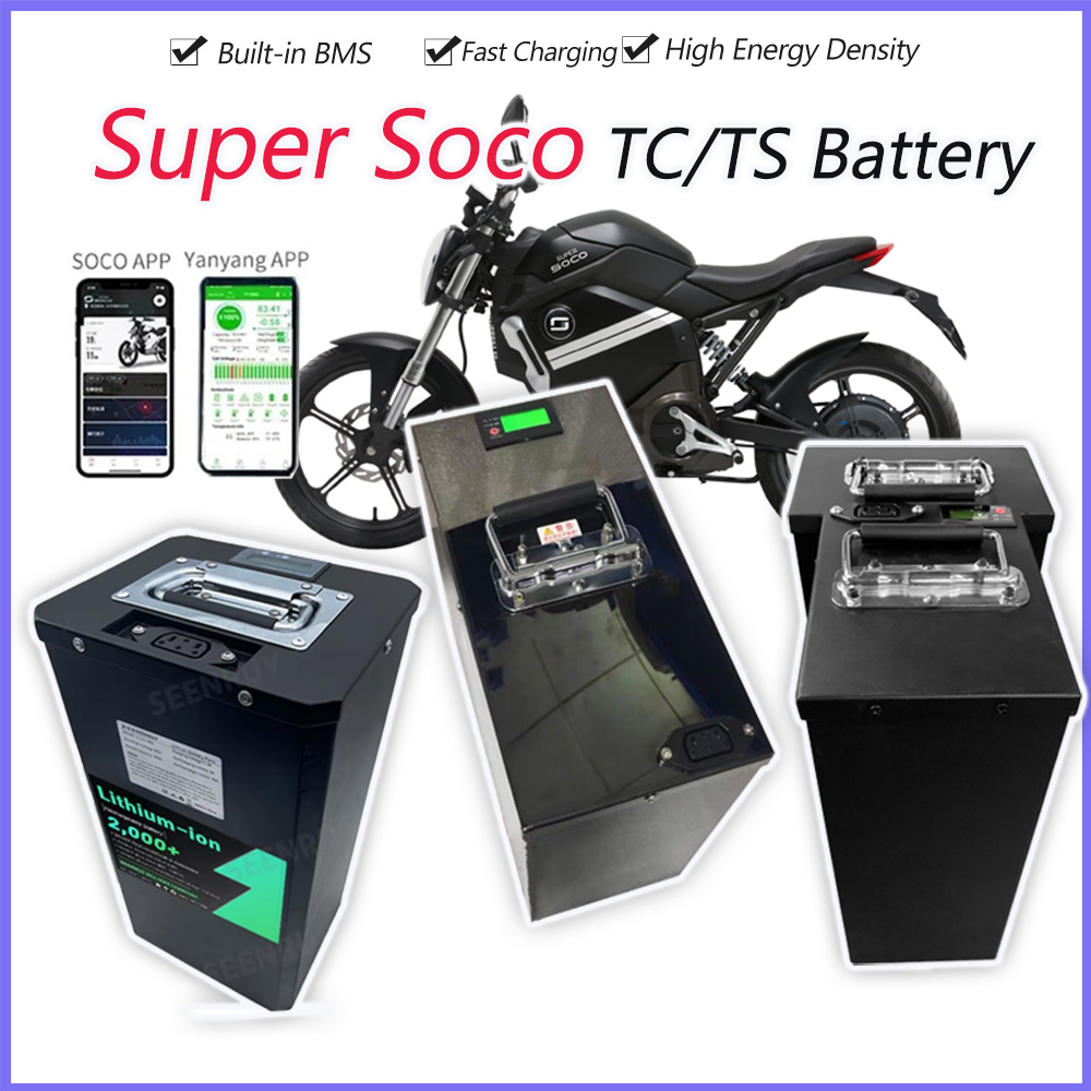 Super Soco TC TS Big Battery 6 - đánh giá và giá 72V 30Ah Lifepo4 Battery Pack