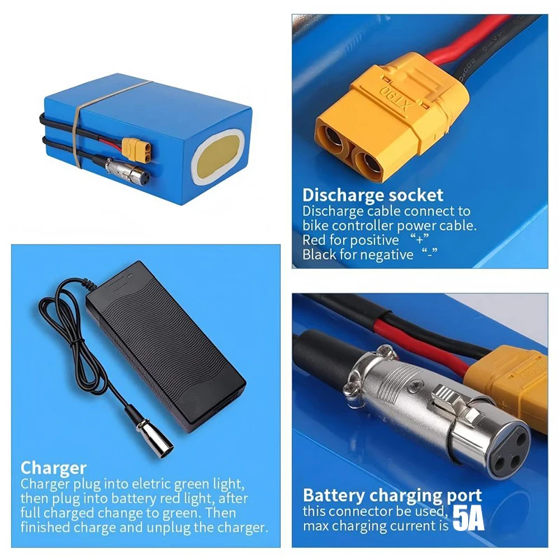 60V 72V 2000W ebike Elektrisch - đánh giá và giá 60V 30Ah 21700 Battery Pack