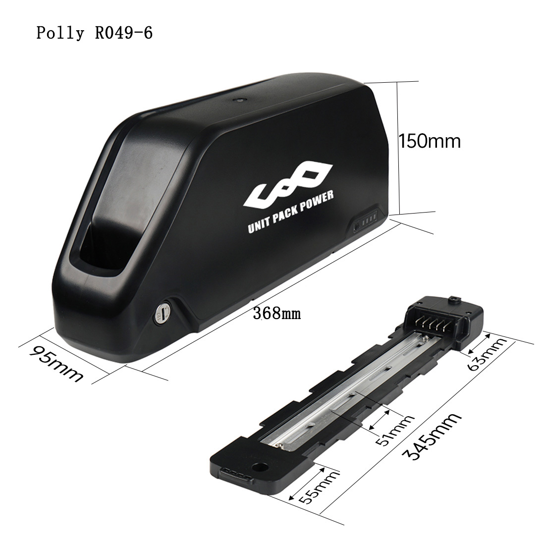 52V 25AH  Downtube EBike Batte - đánh giá và giá 60V 30Ah 21700 Battery Pack