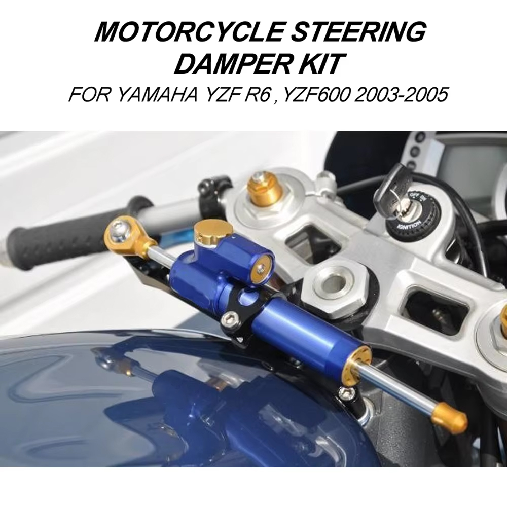 For YAMAHA YZF600 R6 2003-2005 - đánh giá và giá Steering Damper Stabilizer Kit Cnc
