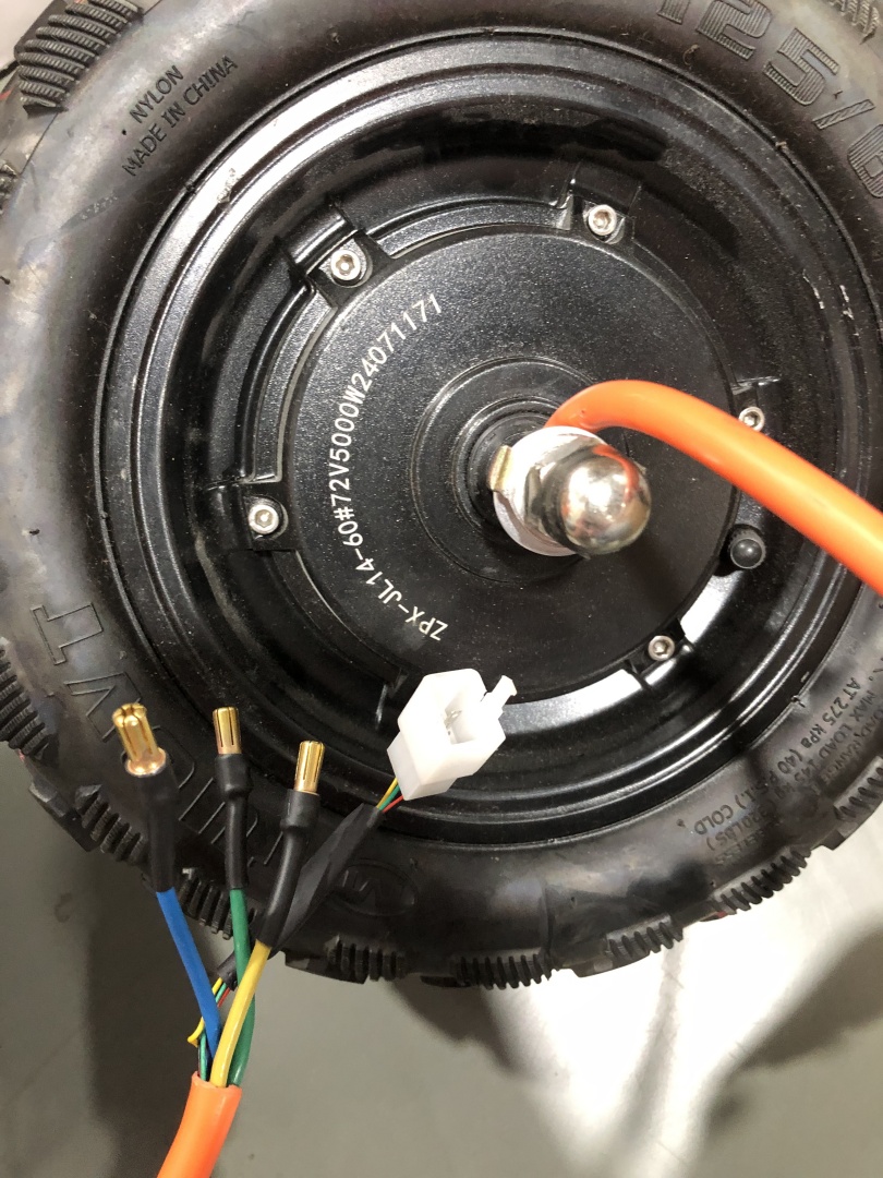 4000W 5000W 7500W 60MM Orange  - đánh giá và giá 60V 5000W Brushless Hub Motor